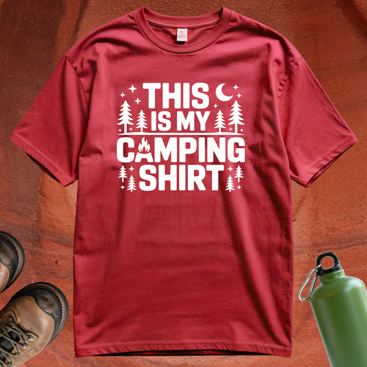 'This Is My Camping Shirt' - T Shirt