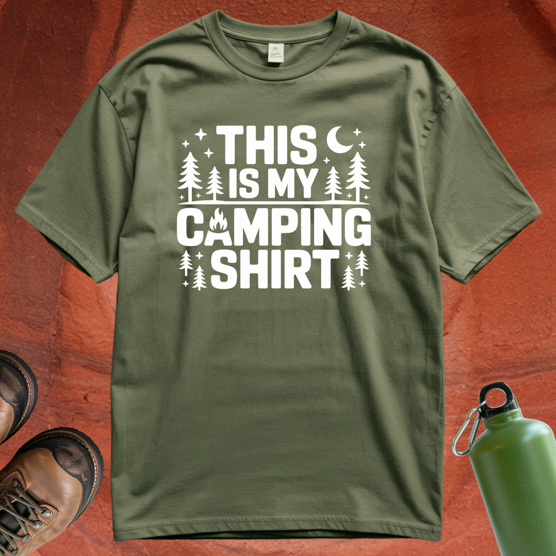 'This Is My Camping Shirt' - T Shirt