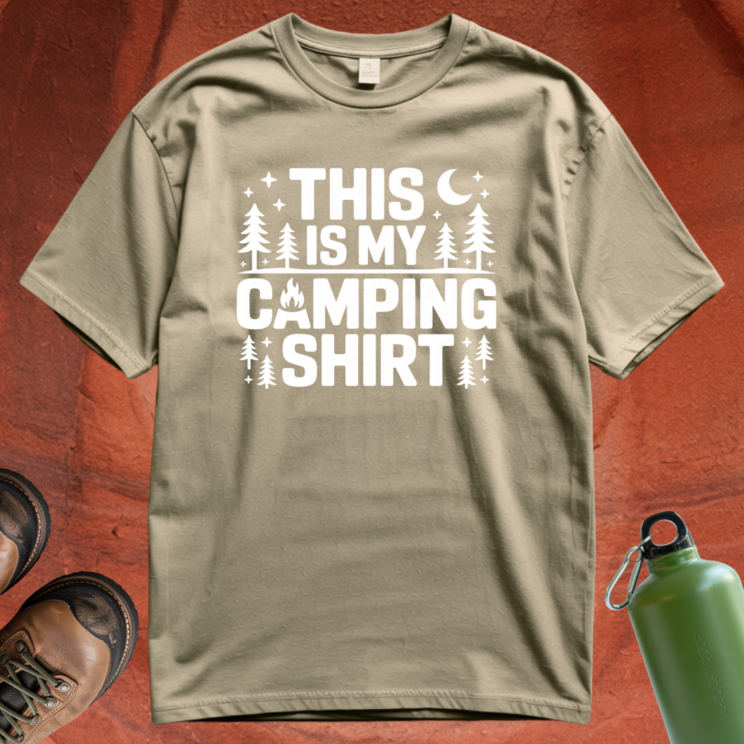 'This Is My Camping Shirt' - T Shirt