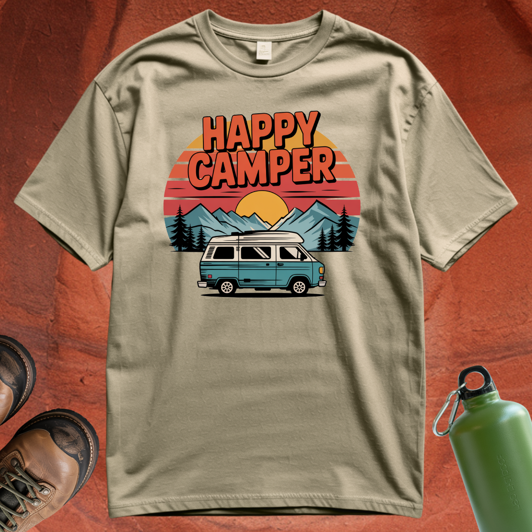 'Happy Camper' - T Shirt