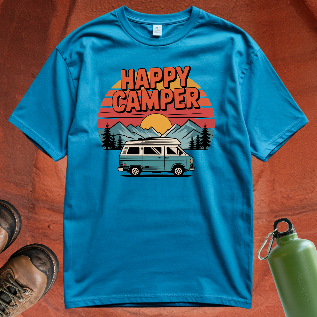 'Happy Camper' - T Shirt
