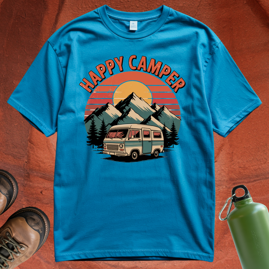 'Happy Camper' - T Shirt