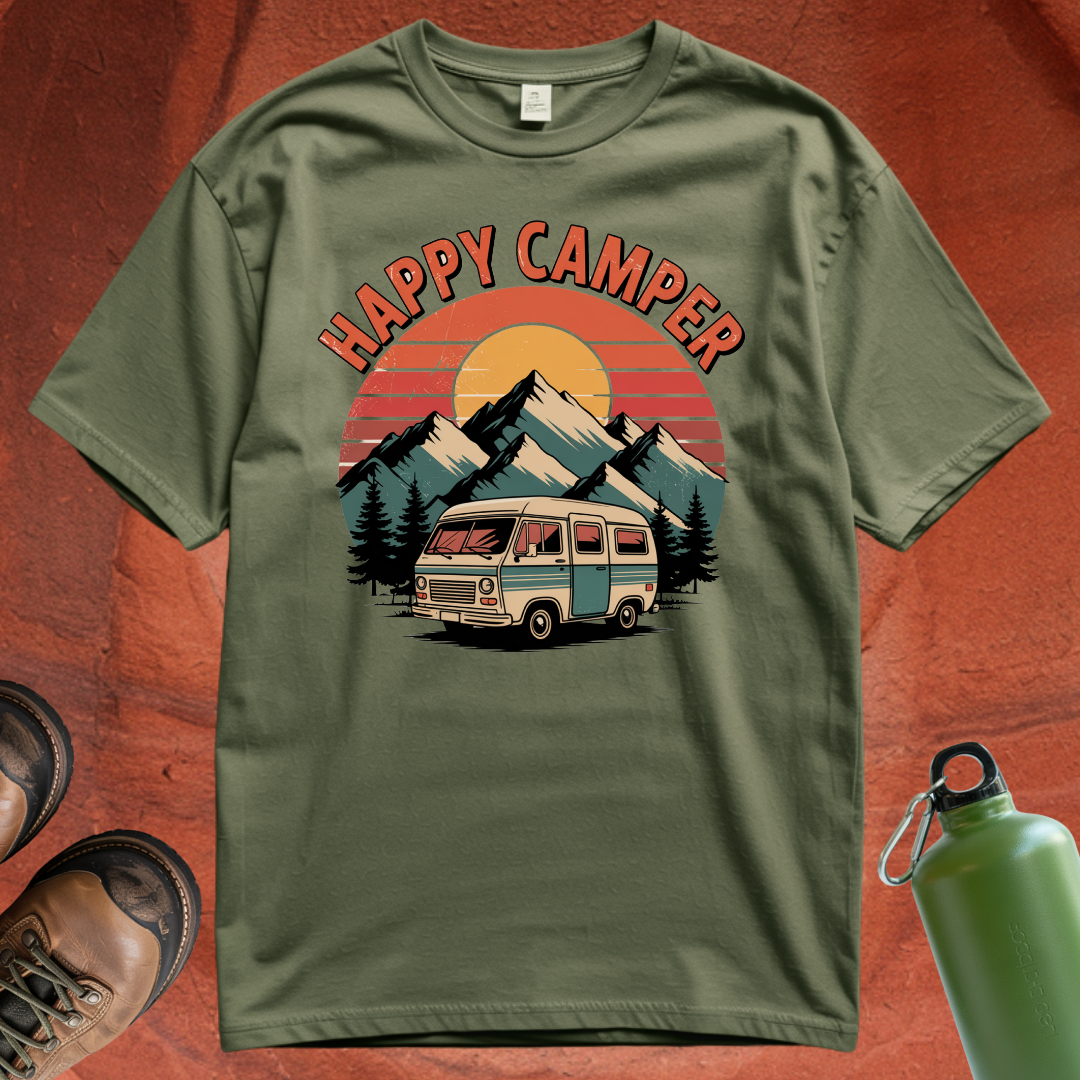'Happy Camper' - T Shirt