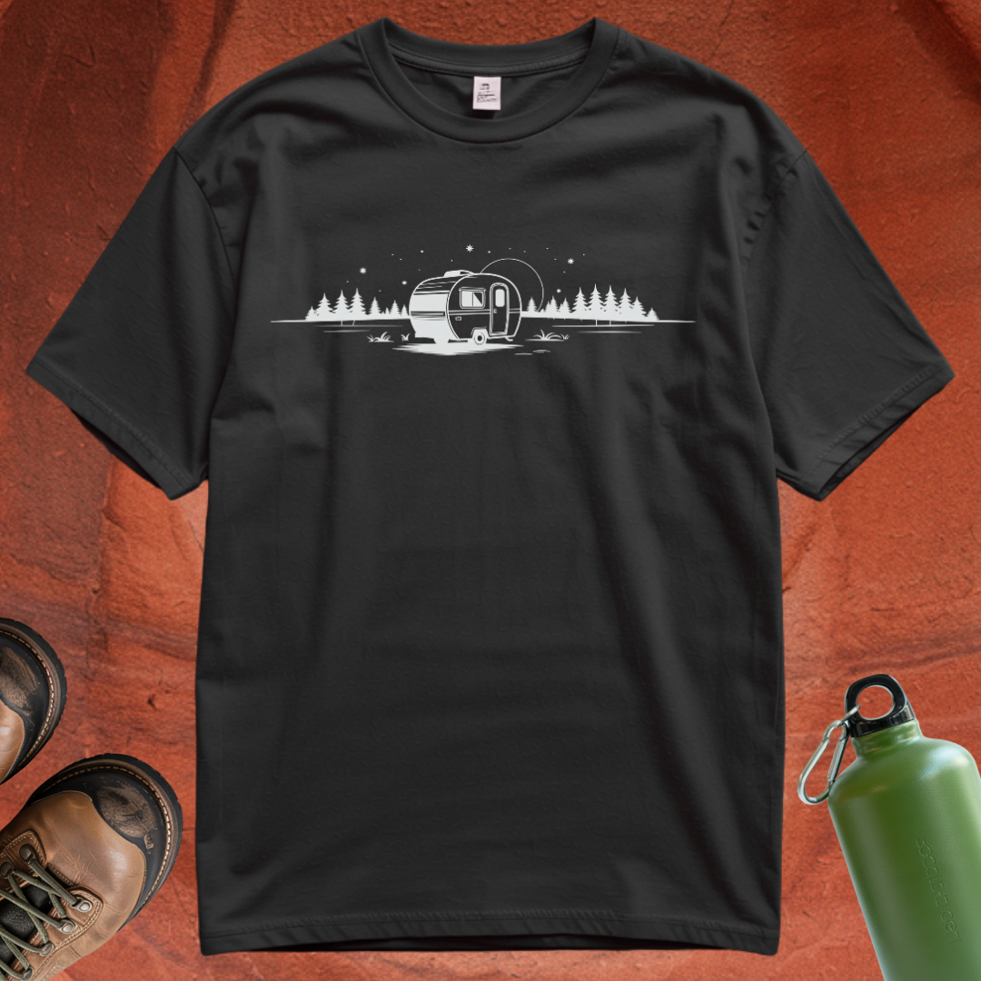 Camper Night Sky - T Shirt