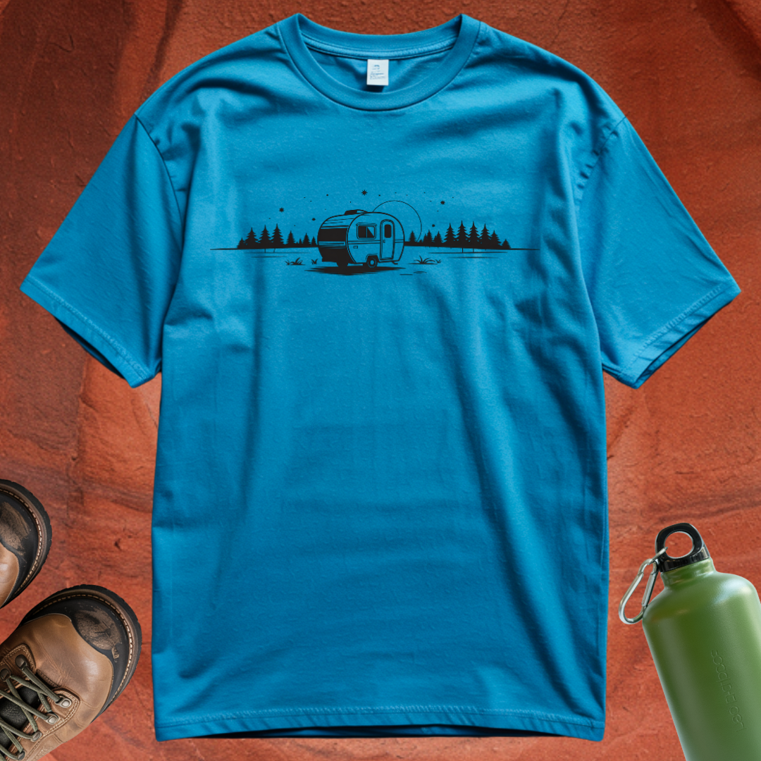 Camper Night Sky - T Shirt