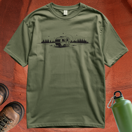 Camper Night Sky - T Shirt