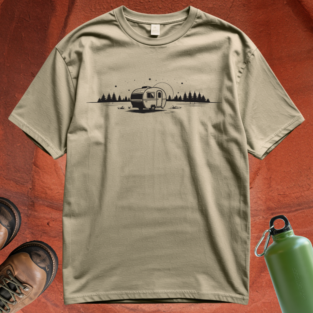 Camper Night Sky - T Shirt