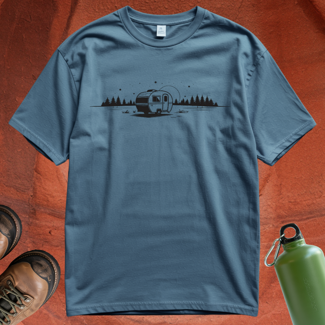 Camper Night Sky - T Shirt