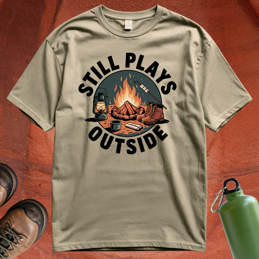 'Still Plays Outside' - T Shirt