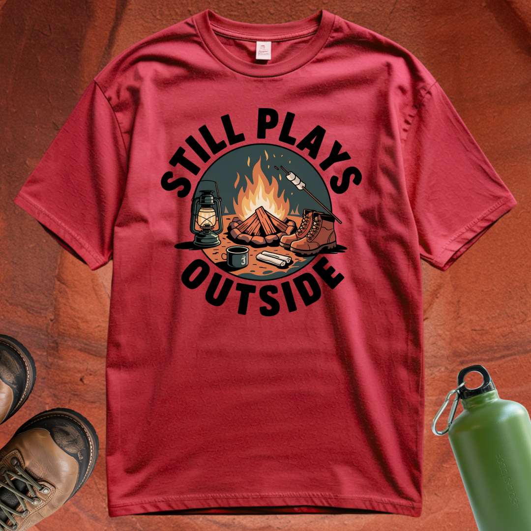 'Still Plays Outside' - T Shirt