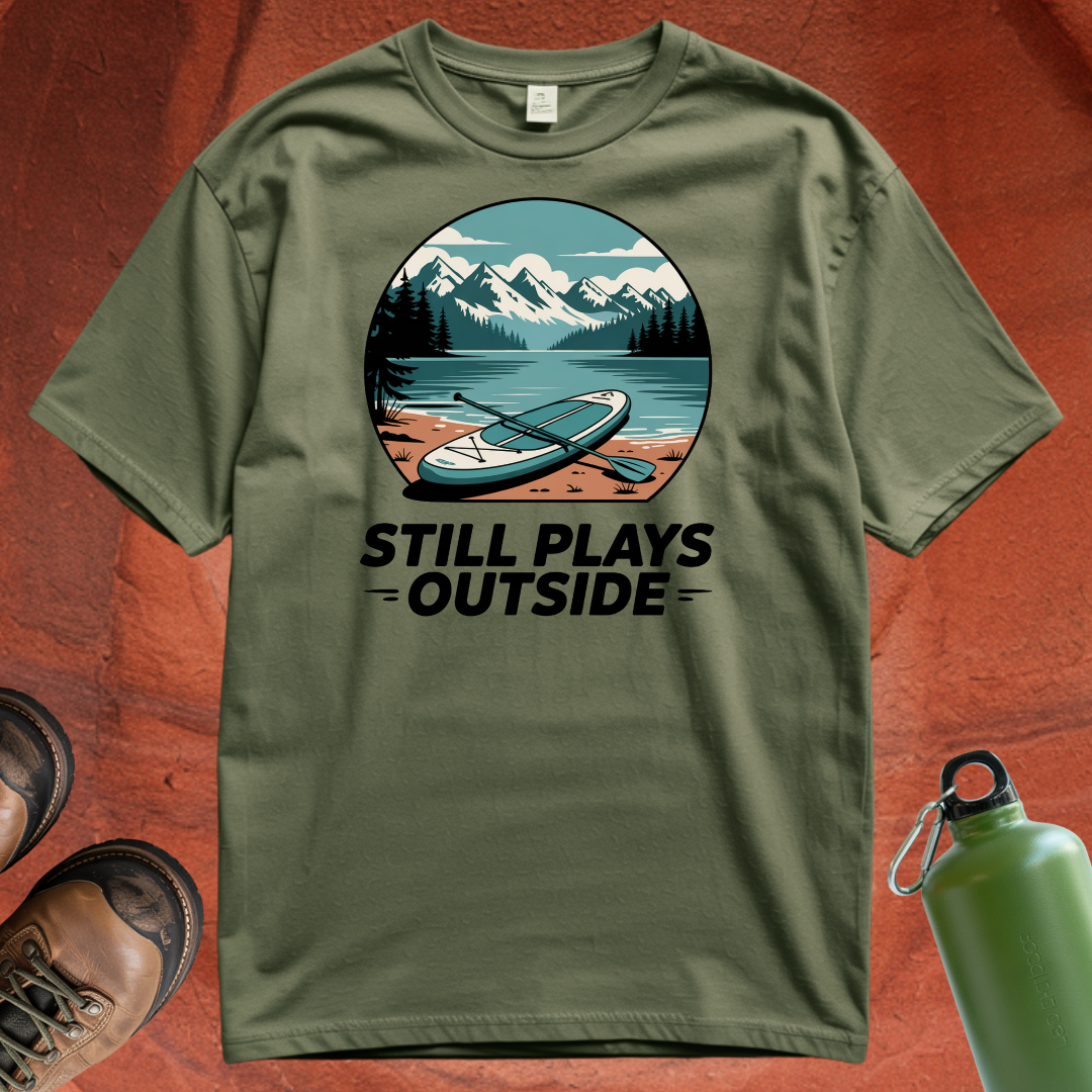 'Still Plays Outside' - T Shirt