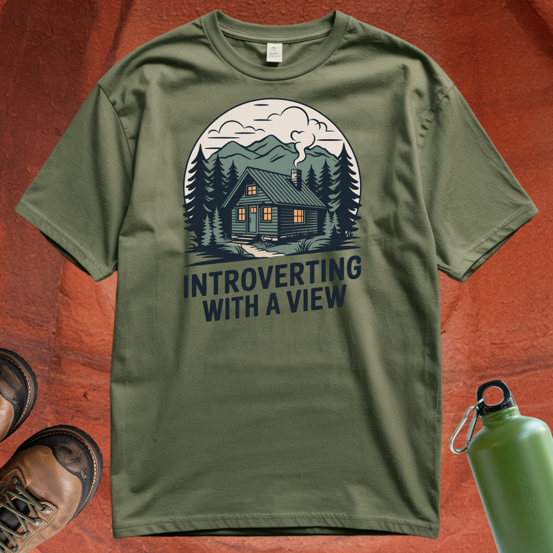 'Introverting with a View' - T Shirt