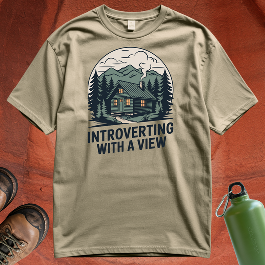 'Introverting with a View' - T Shirt