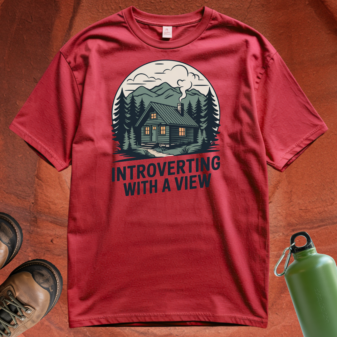 'Introverting with a View' - T Shirt
