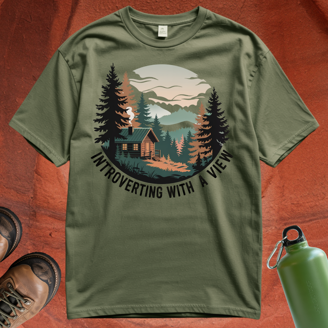 'Introverting with a View' - T Shirt