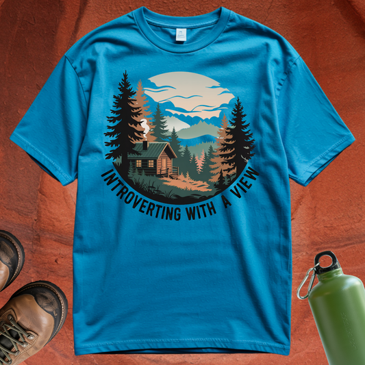'Introverting with a View' - T Shirt