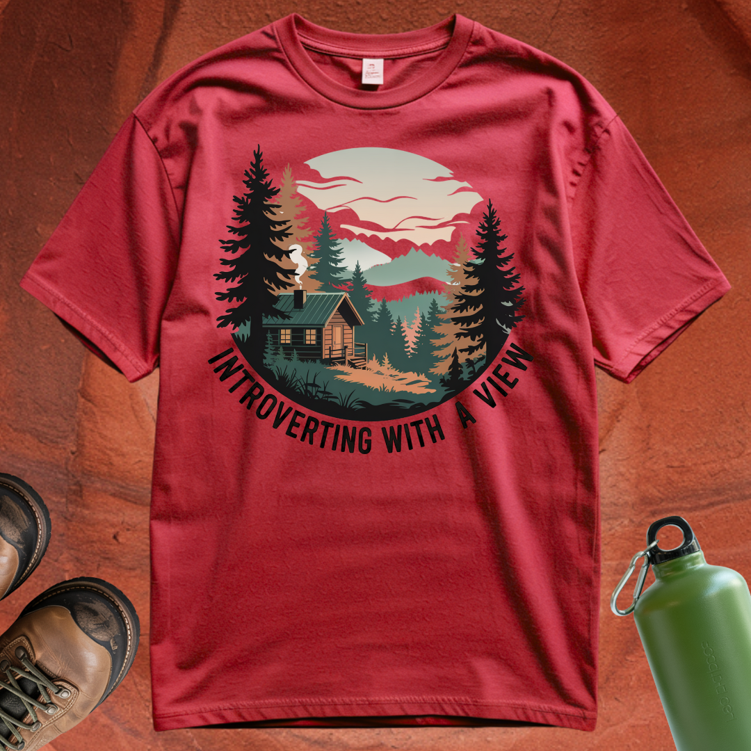 'Introverting with a View' - T Shirt