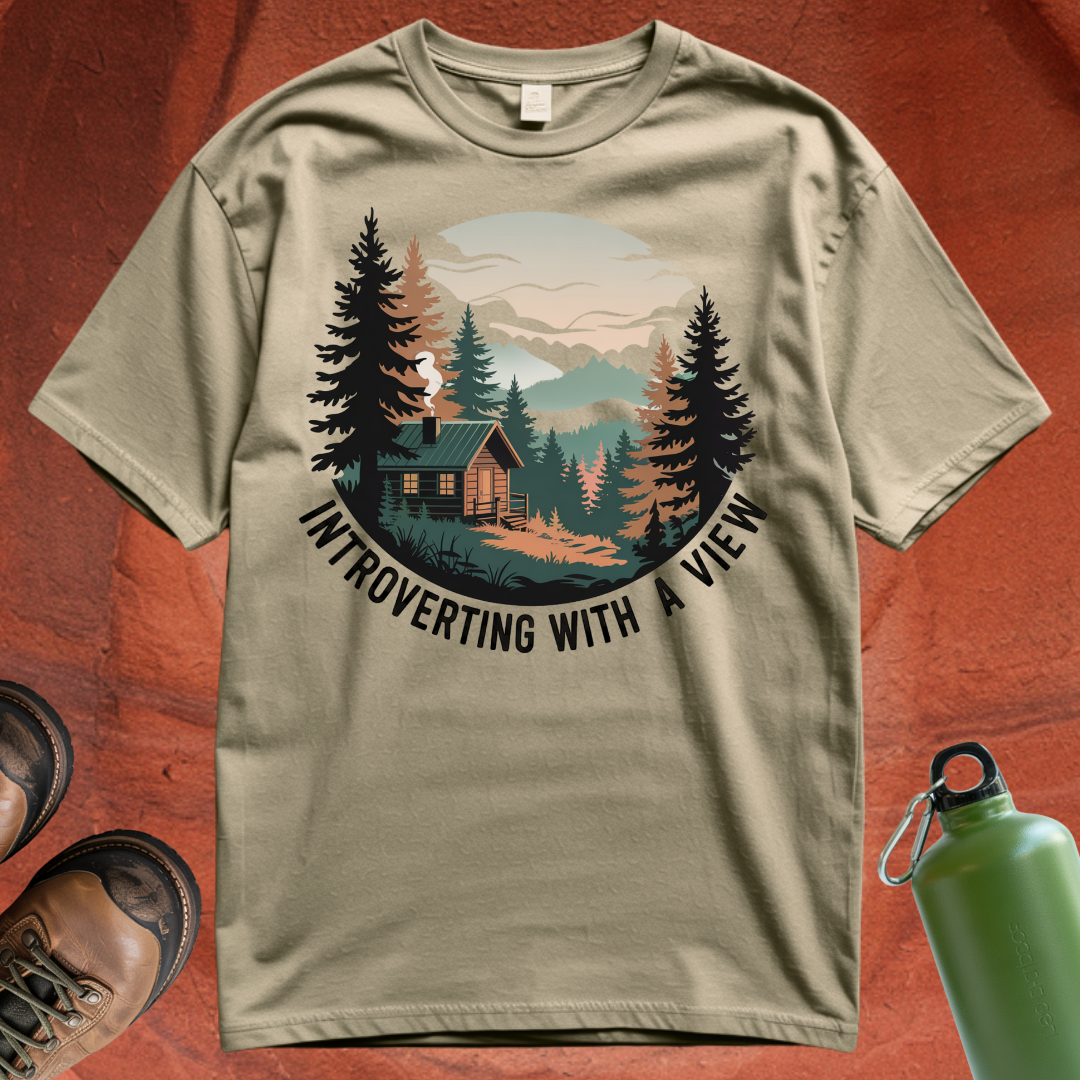 'Introverting with a View' - T Shirt