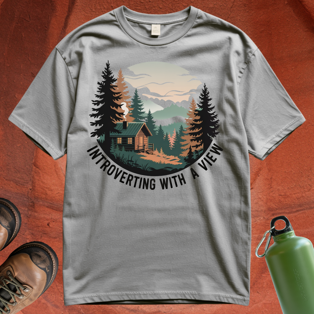 'Introverting with a View' - T Shirt