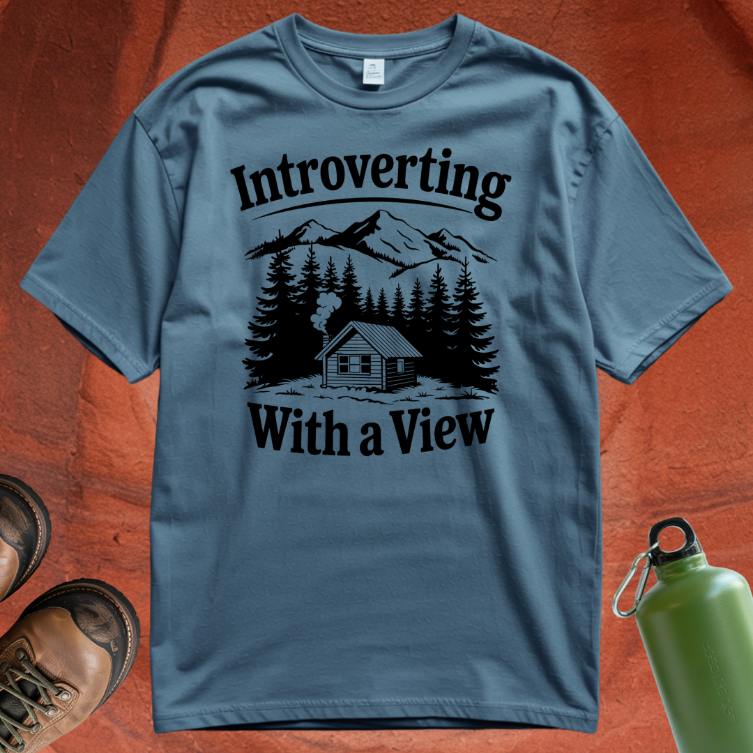 'Introverting with a View' - T Shirt