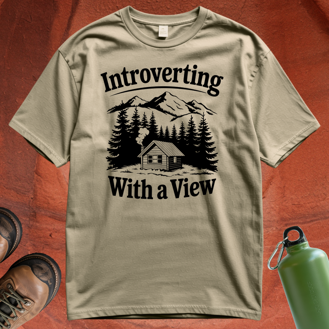 'Introverting with a View' - T Shirt