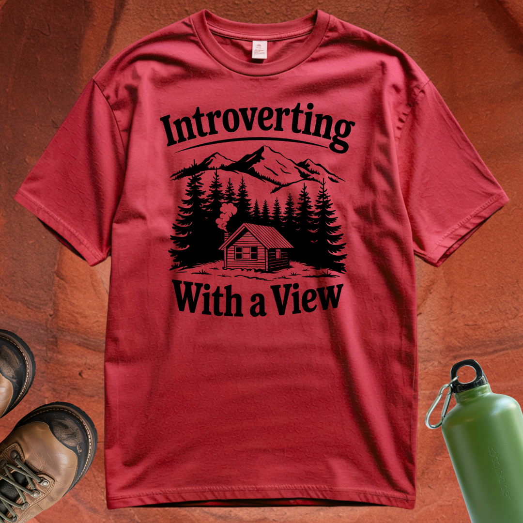 'Introverting with a View' - T Shirt