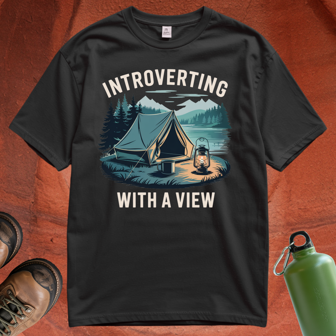 'Introverting with a View' - T Shirt