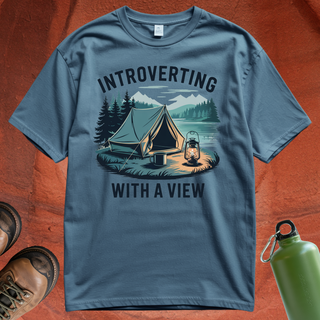 'Introverting with a View' - T Shirt