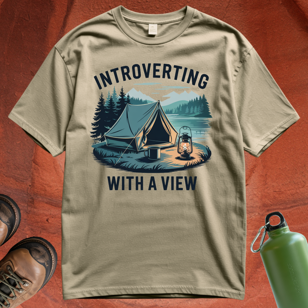 'Introverting with a View' - T Shirt