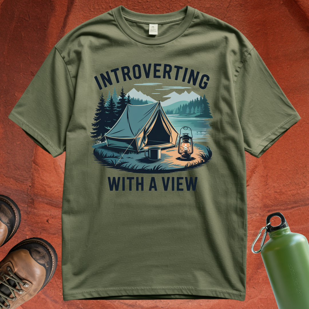 'Introverting with a View' - T Shirt