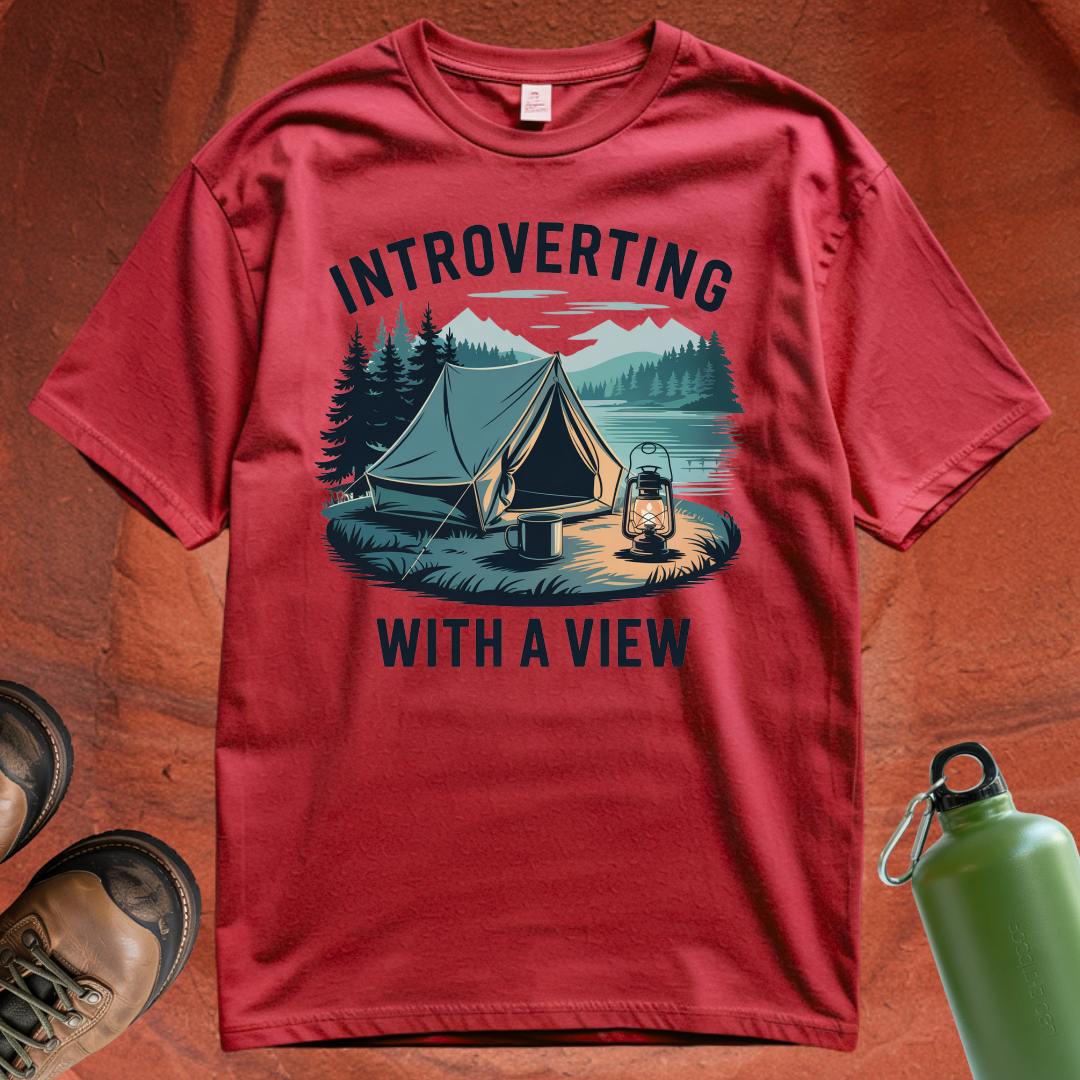 'Introverting with a View' - T Shirt