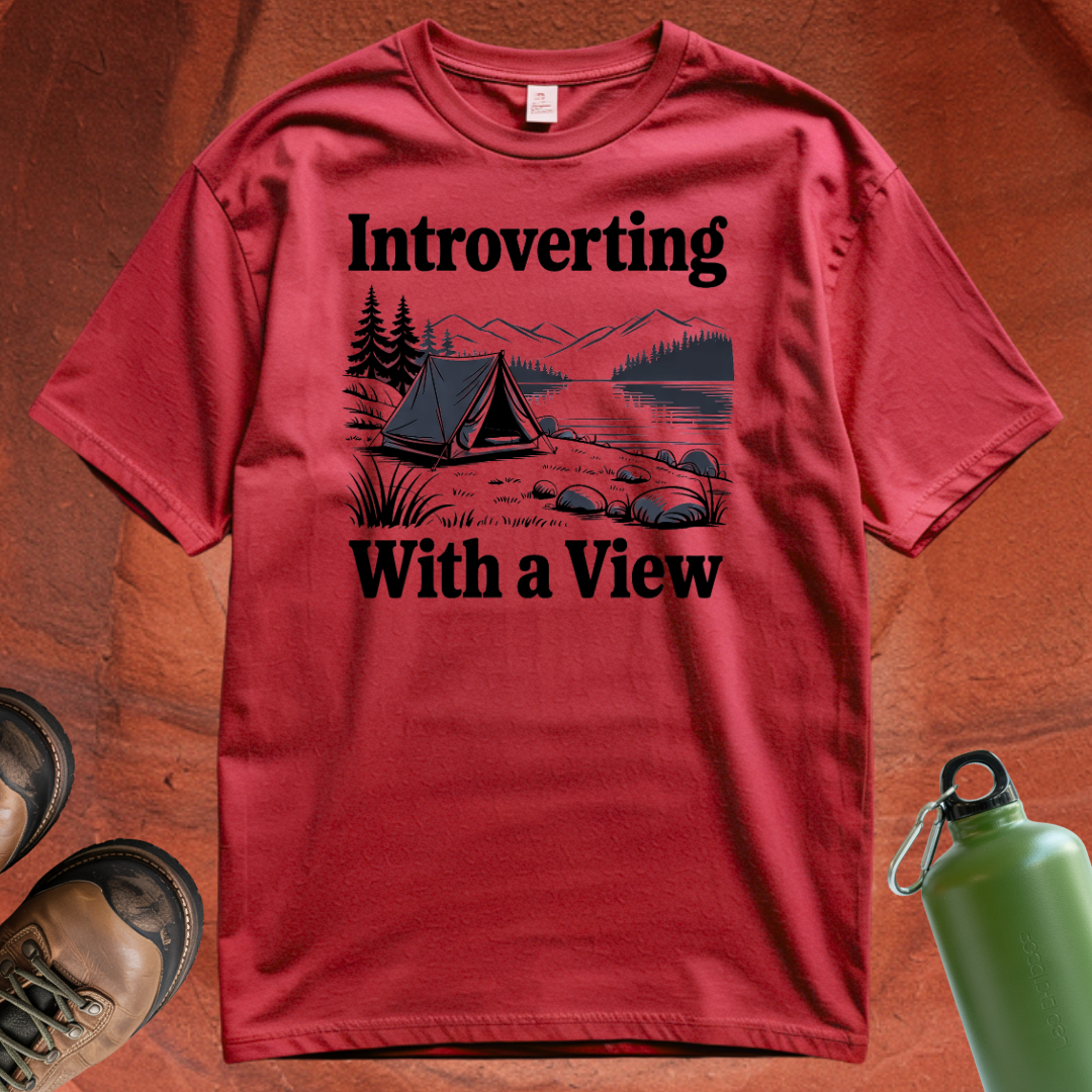 'Introverting with a View' - T Shirt