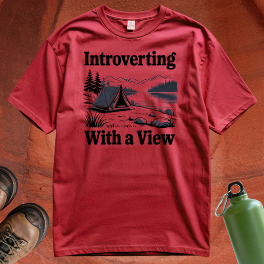 'Introverting with a View' - T Shirt