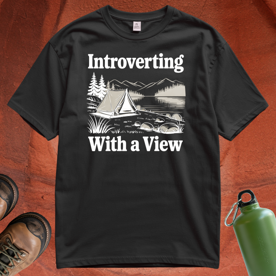 'Introverting with a View' - T Shirt