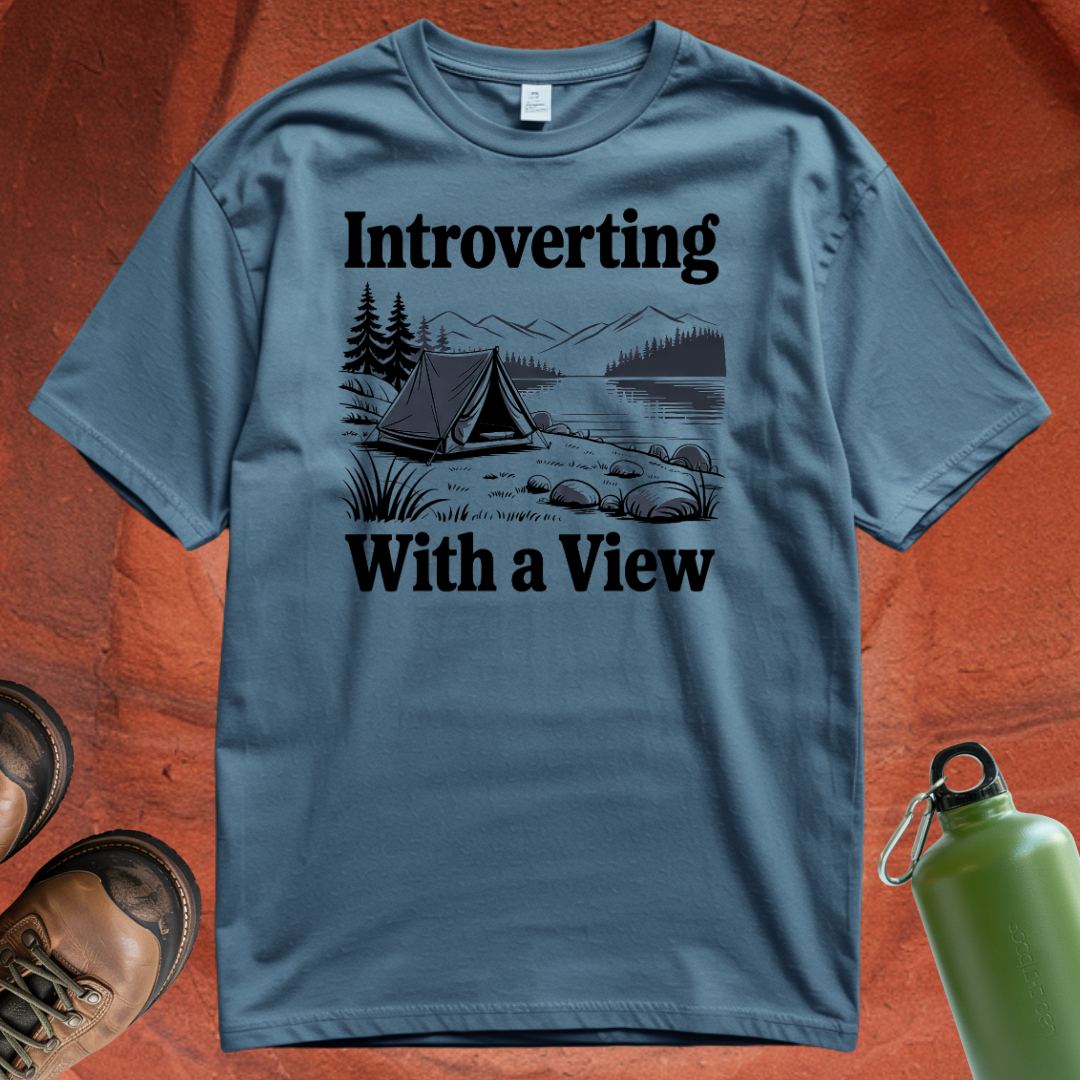 'Introverting with a View' - T Shirt