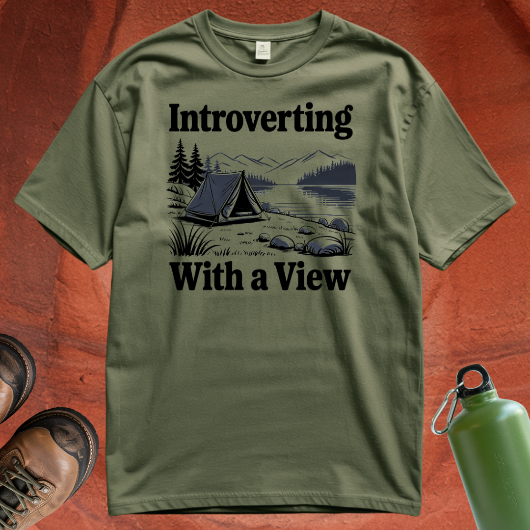 'Introverting with a View' - T Shirt