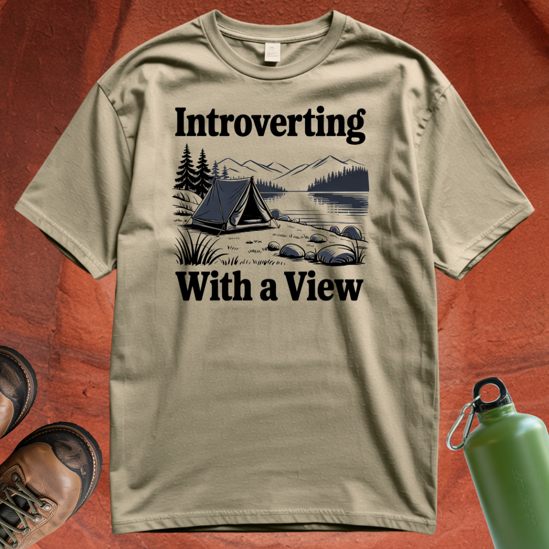 'Introverting with a View' - T Shirt