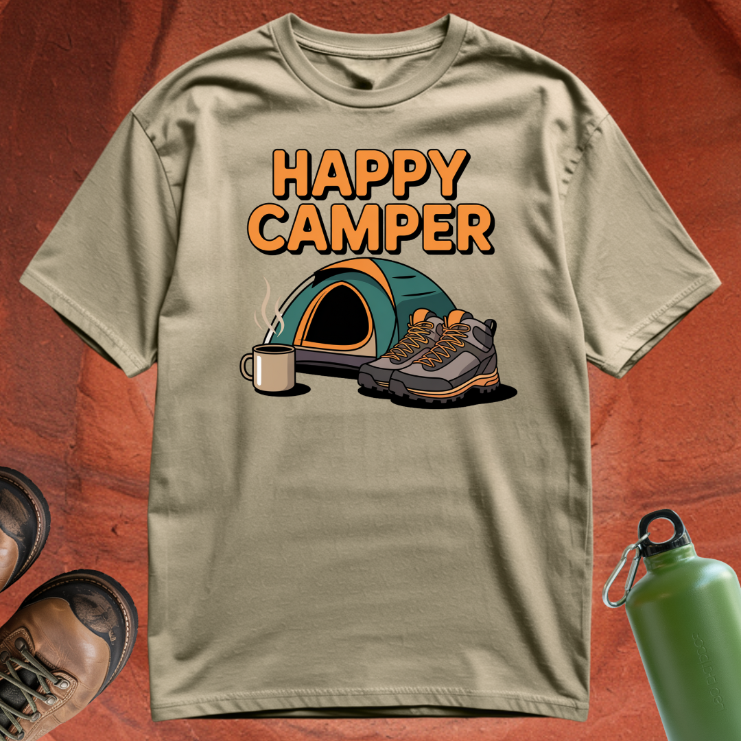 'Happy Camper' - T Shirt