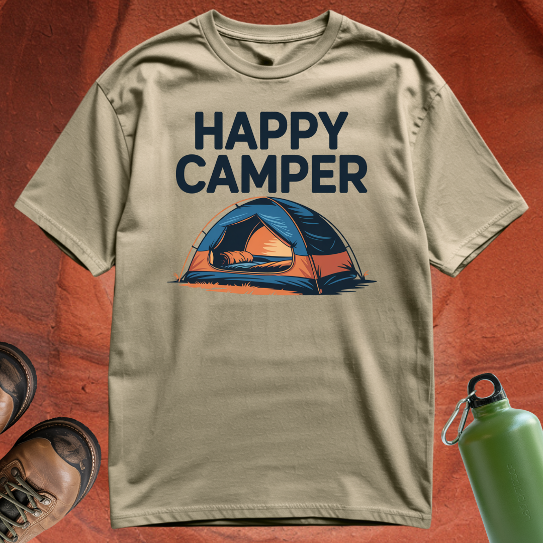 'Happy Camper' - T Shirt