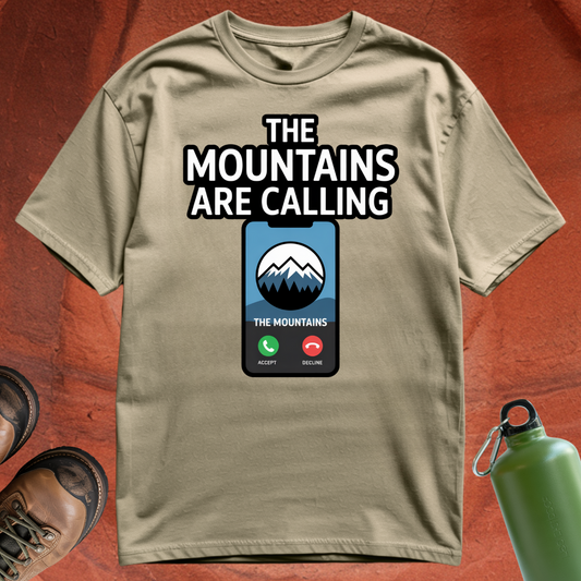 'The Mountains are Calling' - T Shirt