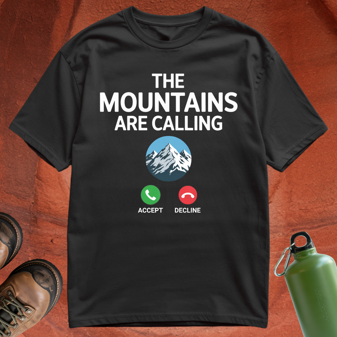 'The Mountains are Calling' - T Shirt