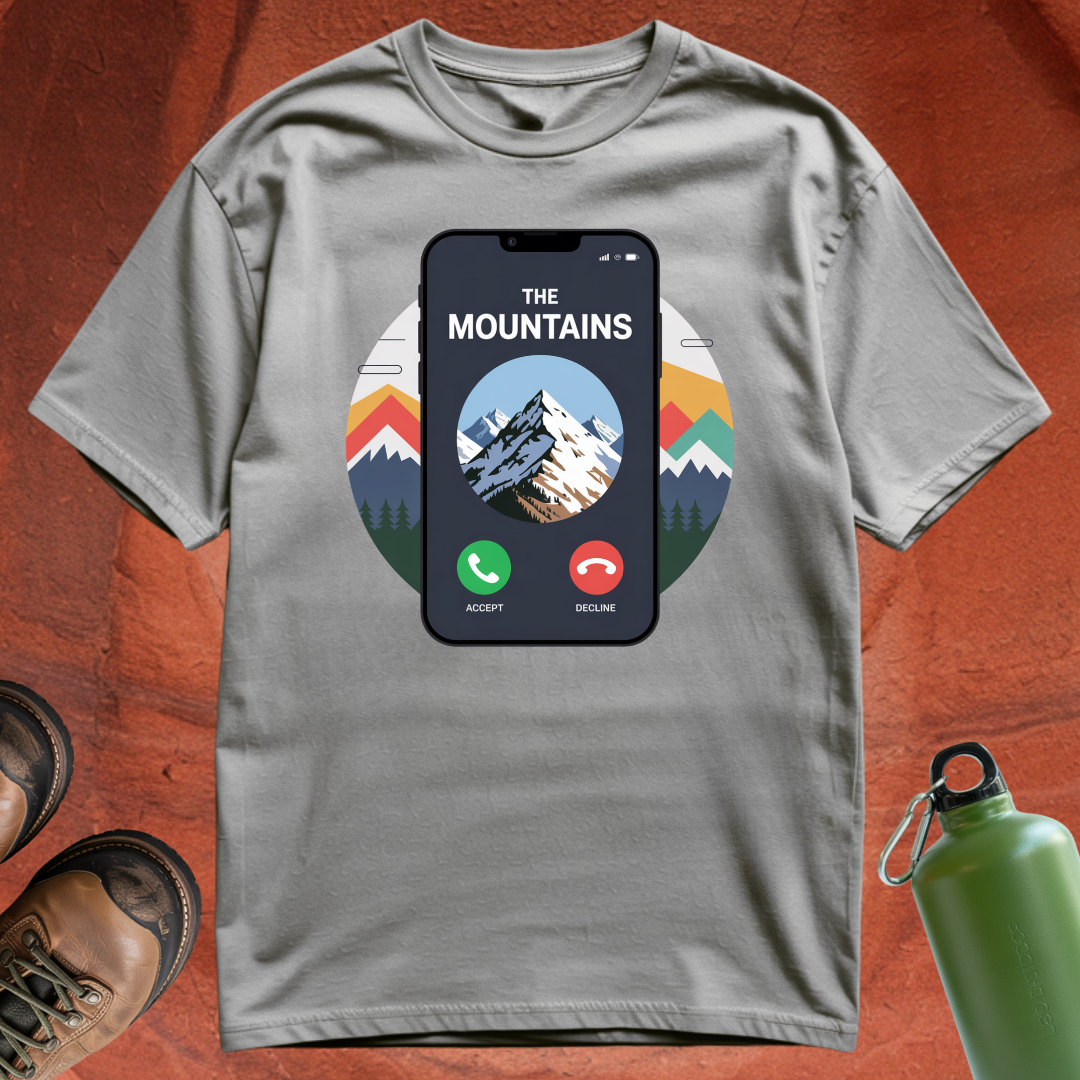 'The Mountains are Calling' - T Shirt