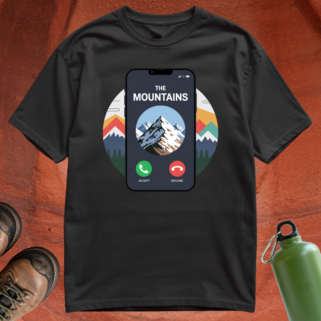 'The Mountains are Calling' - T Shirt