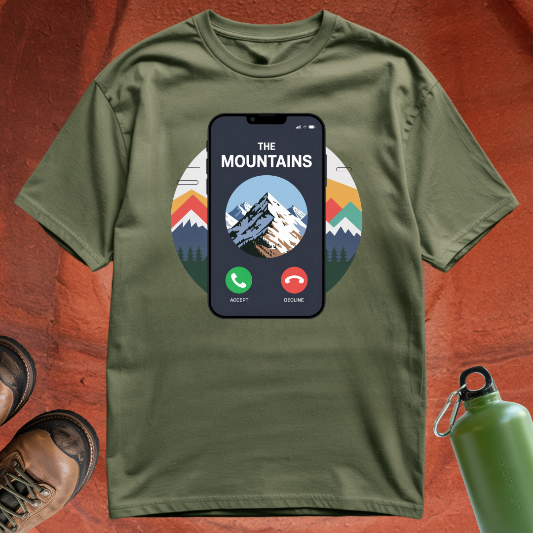 'The Mountains are Calling' - T Shirt
