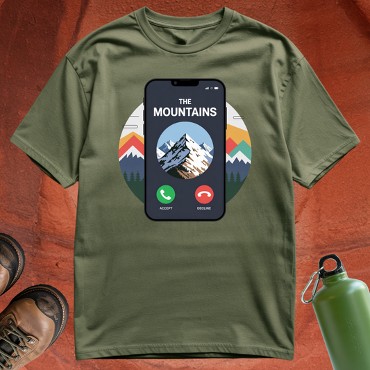 'The Mountains are Calling' - T Shirt