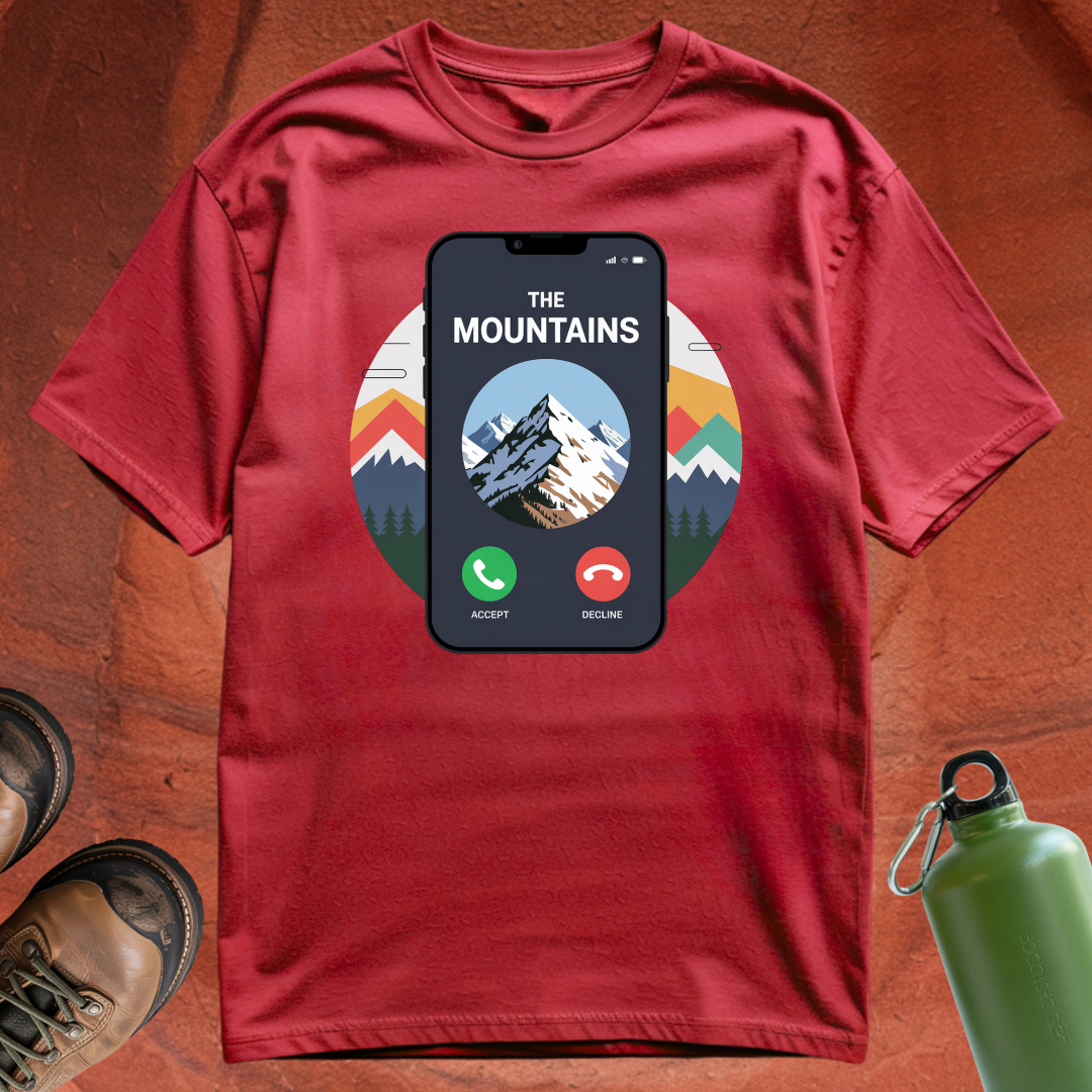 'The Mountains are Calling' - T Shirt