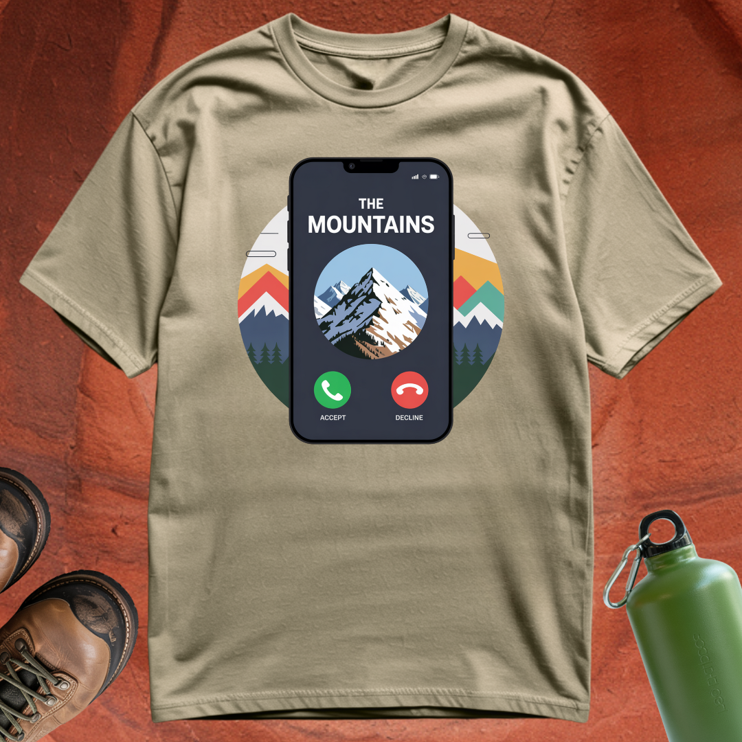 'The Mountains are Calling' - T Shirt