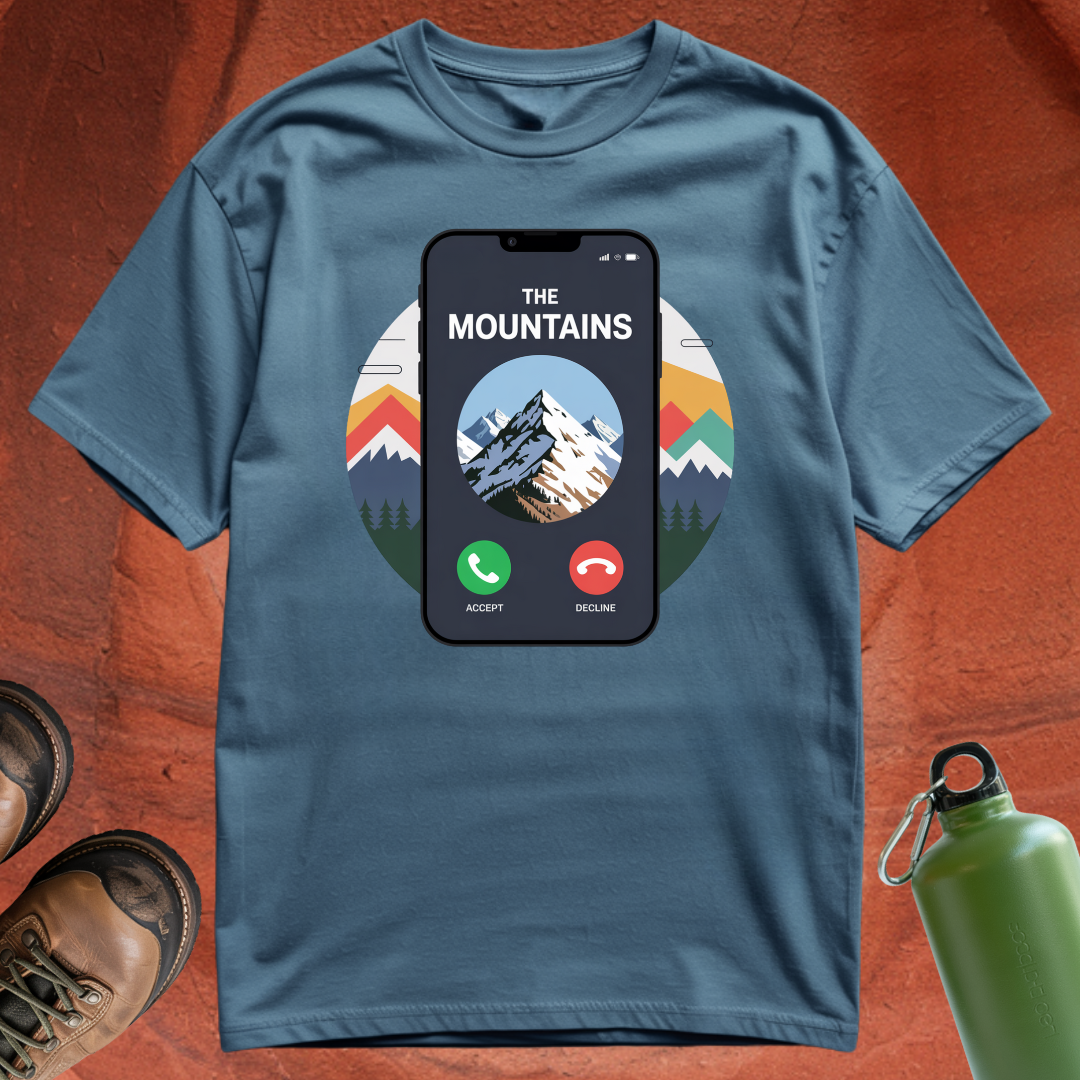 'The Mountains are Calling' - T Shirt