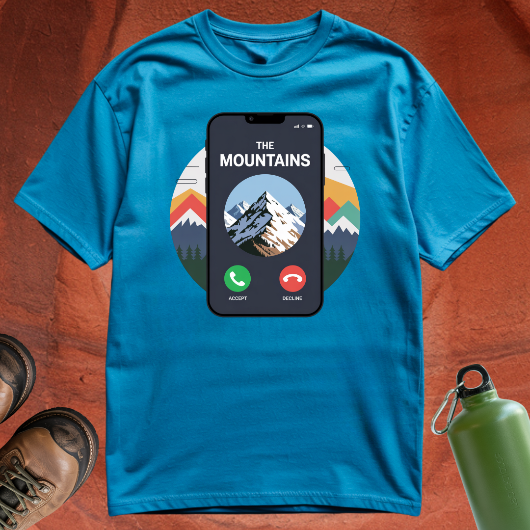 'The Mountains are Calling' - T Shirt