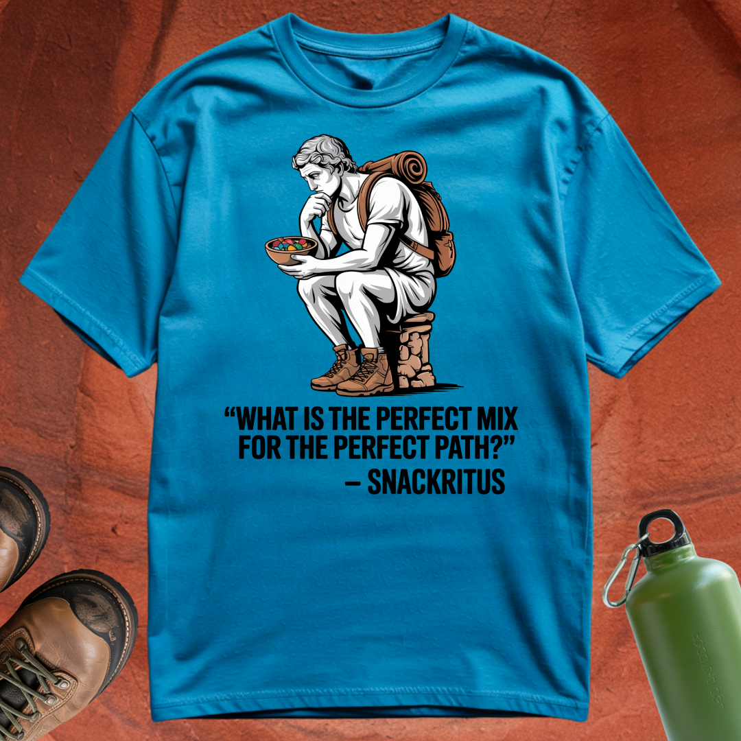 'What is the perfect mix for the perfect path - Snackritus' - T Shirt